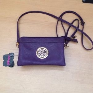 Small Purple Over the Shoulder Bag